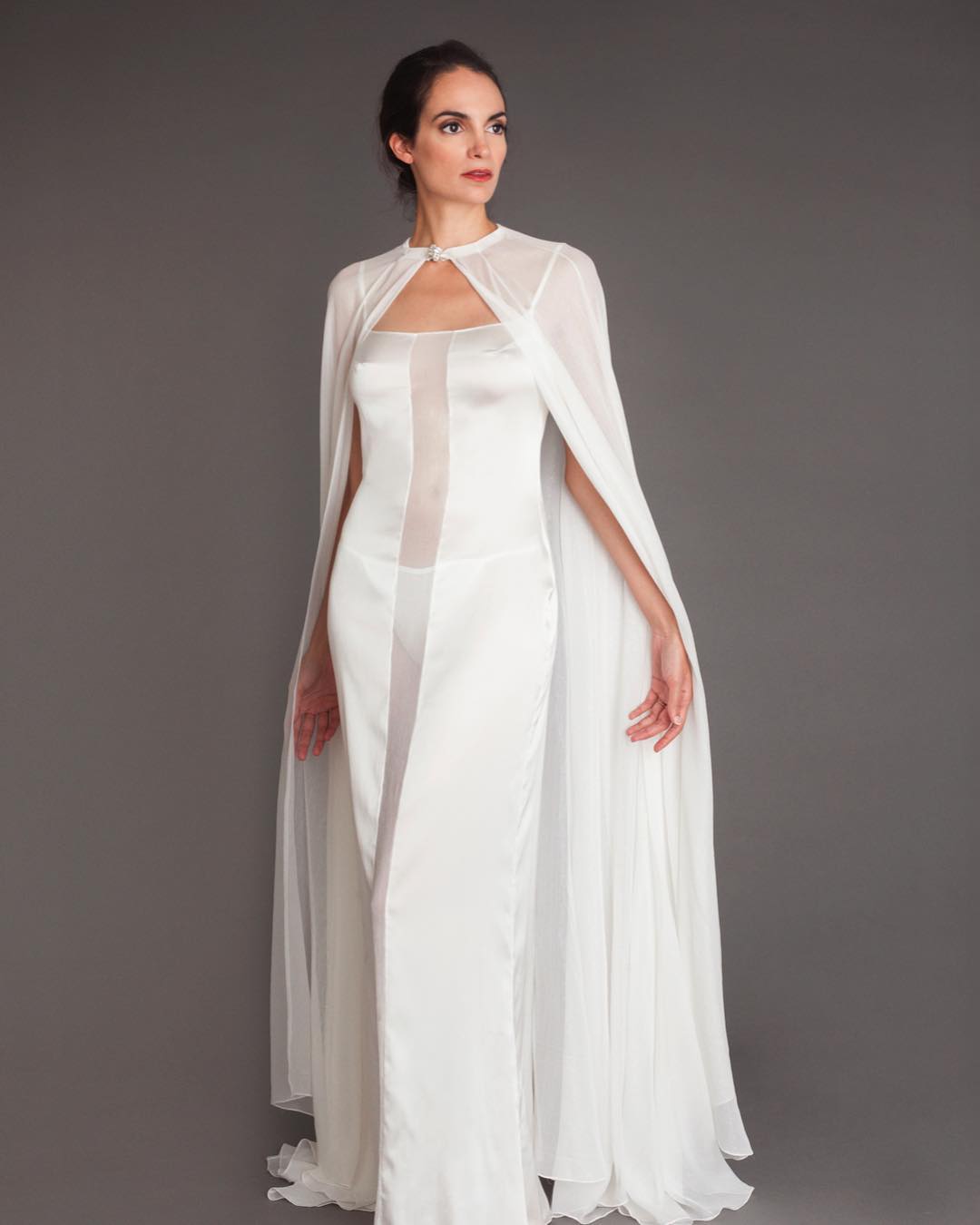 Wedding capes is a new 2020 bridal trend