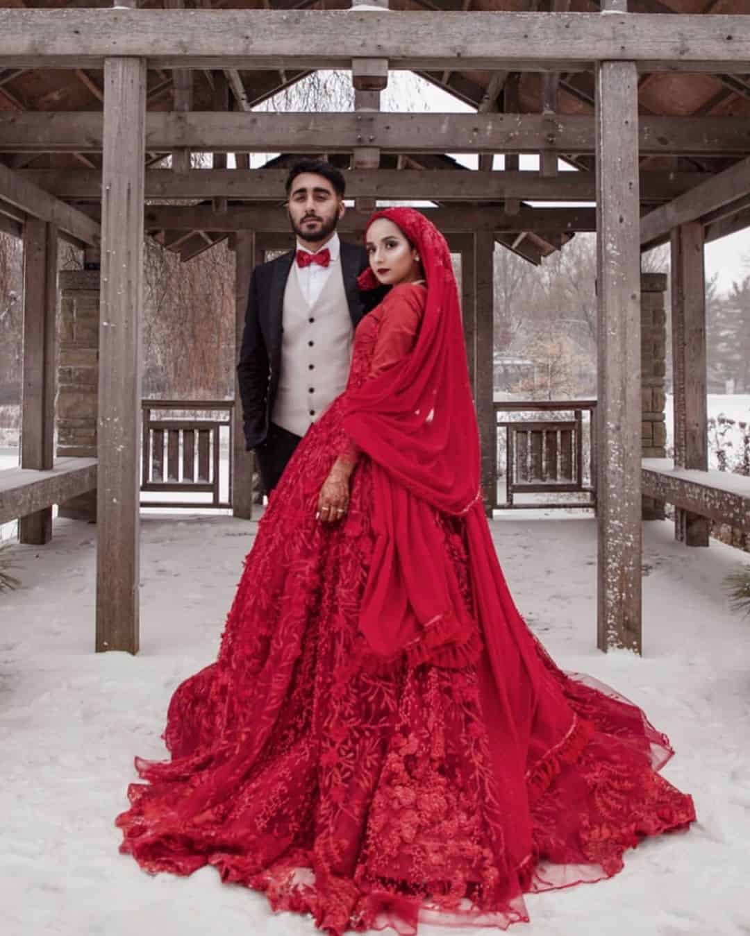 February - Winter wedding dress