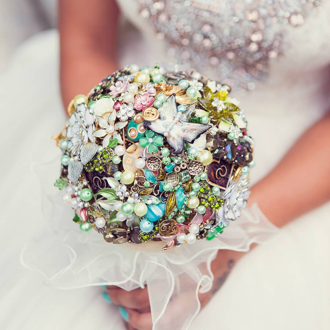 Unusual wedding bouquet