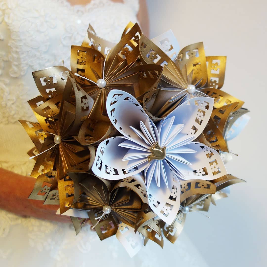 Unusual wedding bouquet