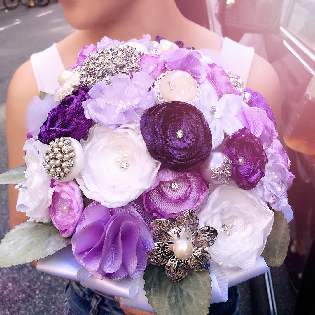 Unusual wedding bouquet
