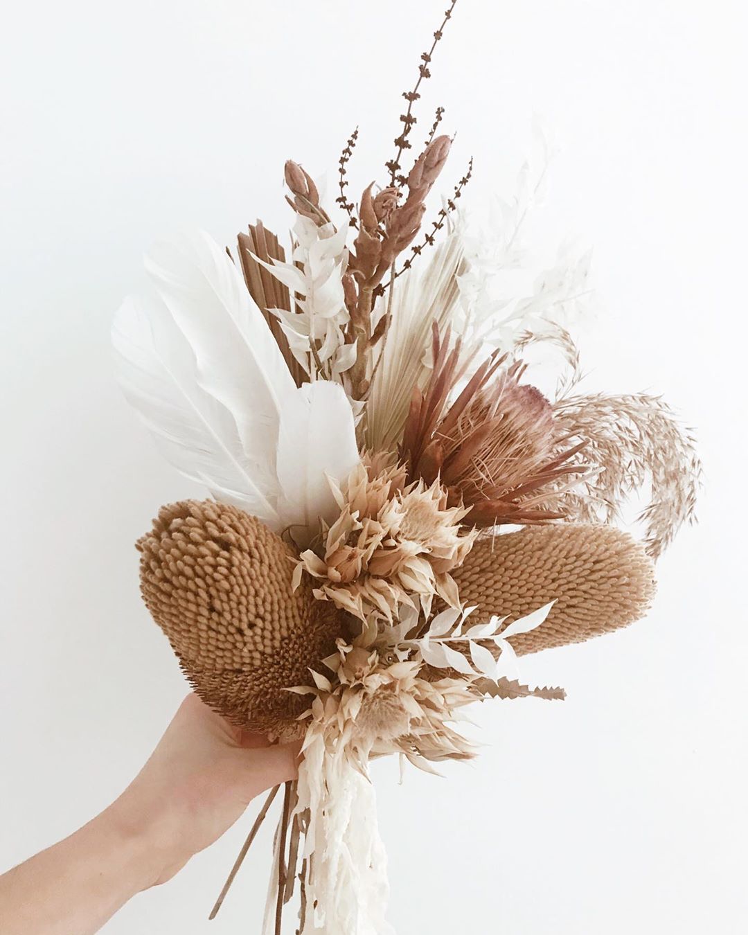 Unusual wedding bouquet