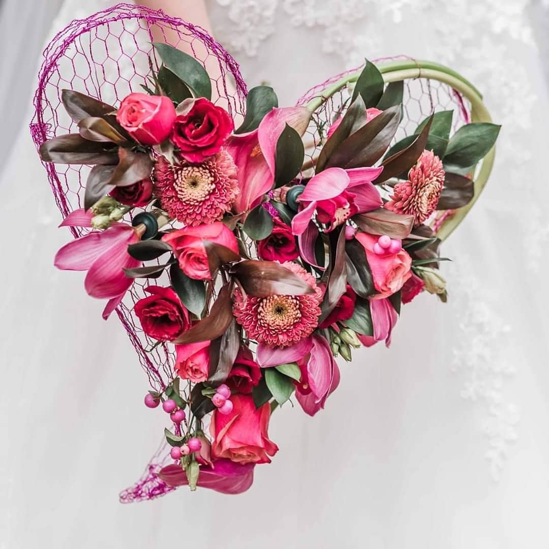 Unusual wedding bouquet