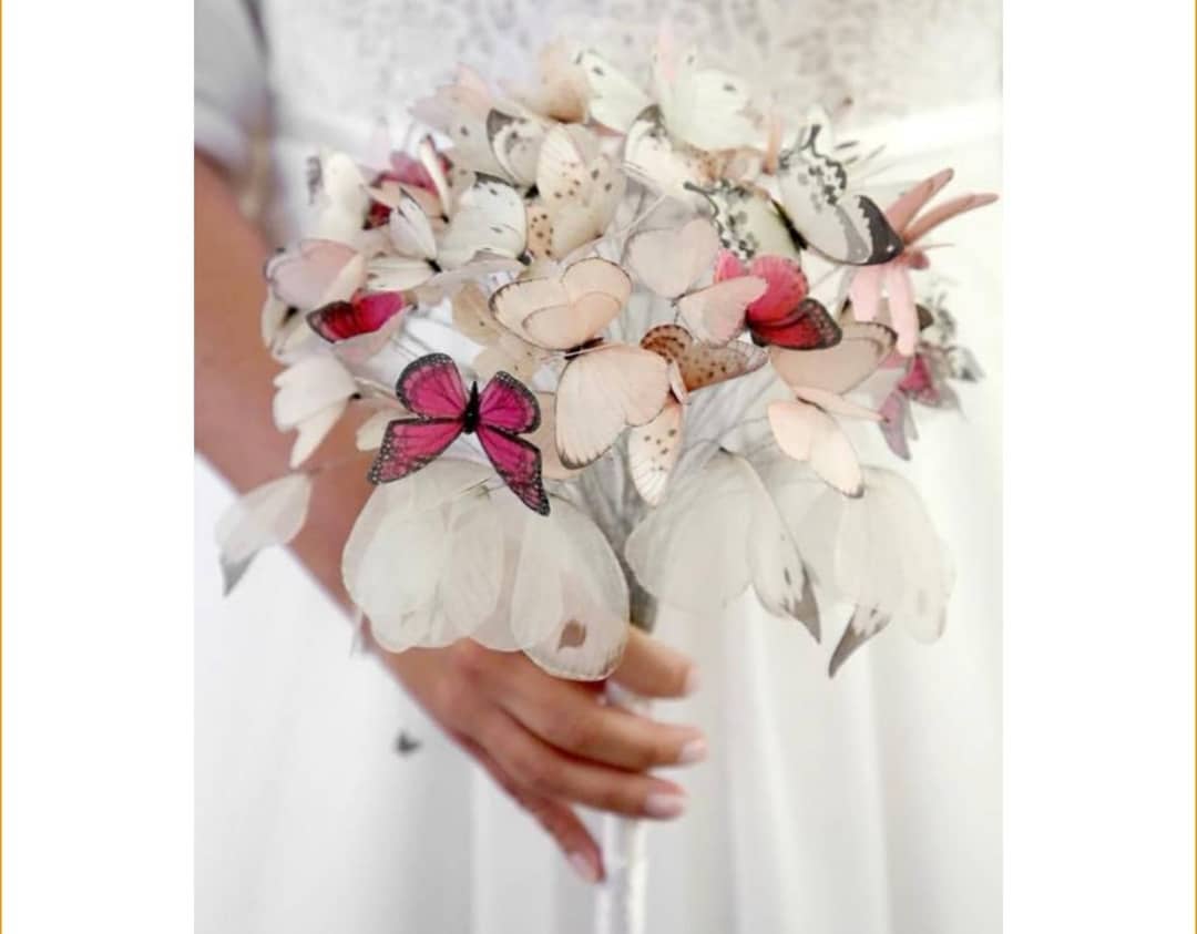 Unusual wedding bouquet