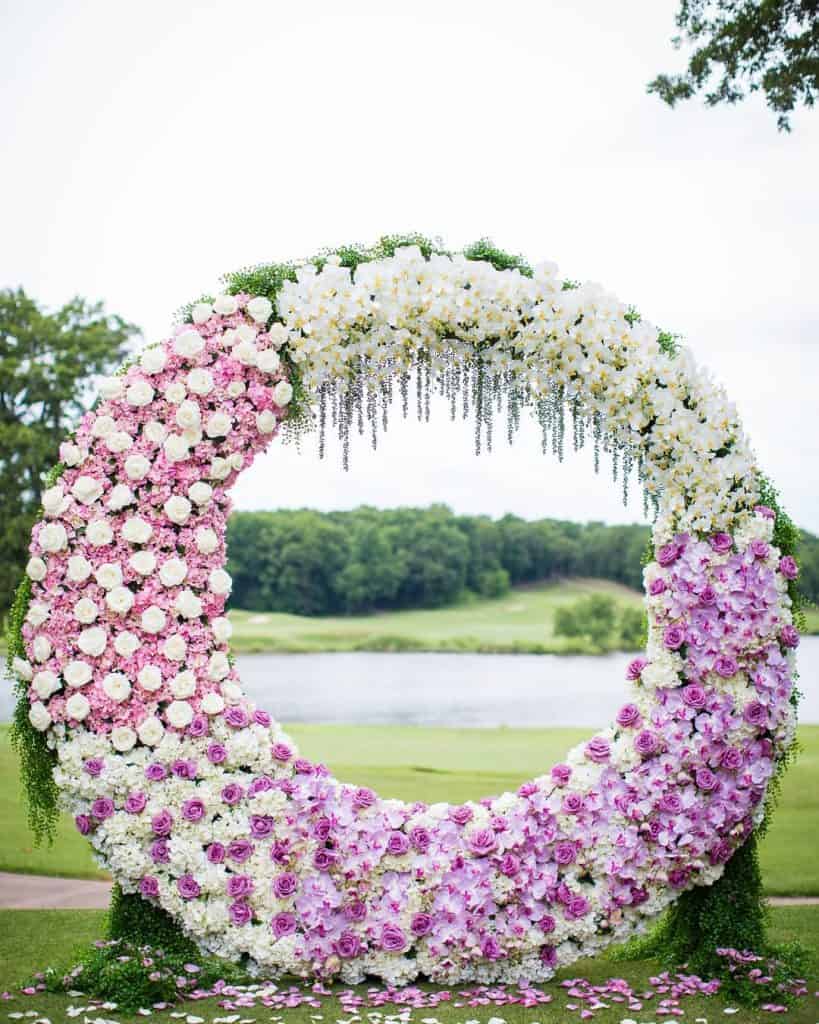 Round wedding arches Round wedding arch
