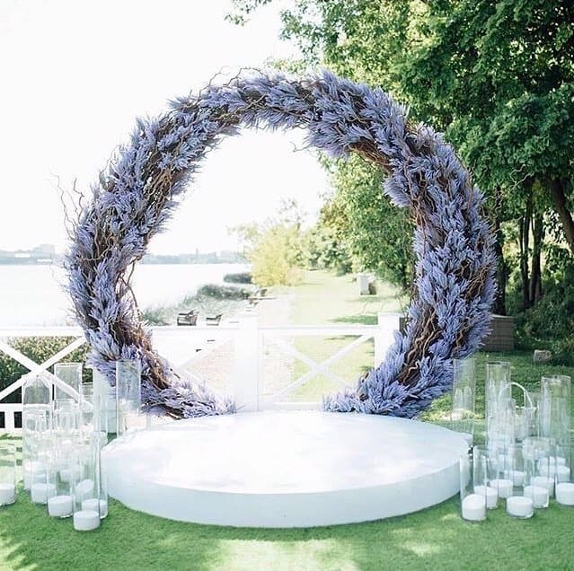 round wedding arch ideas