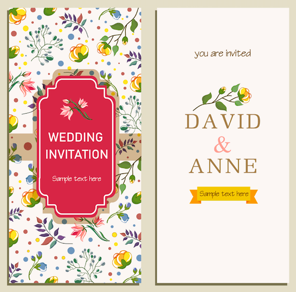 Bright Botanical – Wedding Invitations
