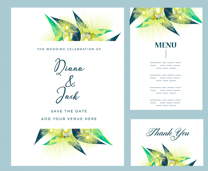 Sunny Flora – Wedding Invitations