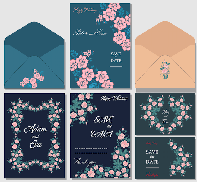 Classic Flowers – Wedding Invitation