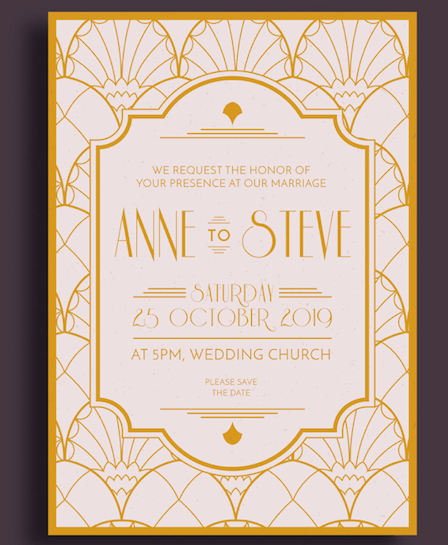 Noir – Wedding Invitation