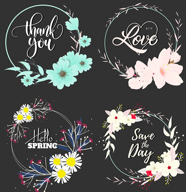 Wreath Set – Wedding Invitation