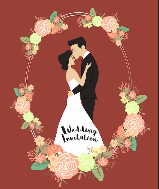 Happy Couple – Wedding Invitation