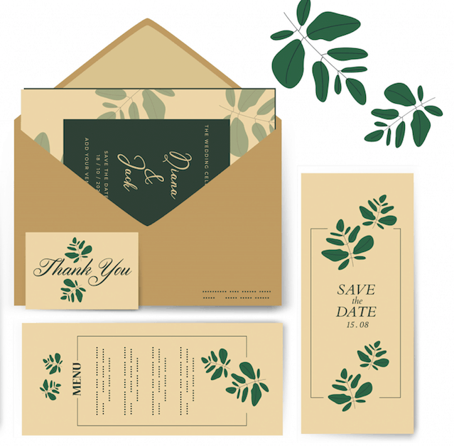 Fresh and Green – Wedding Invitation