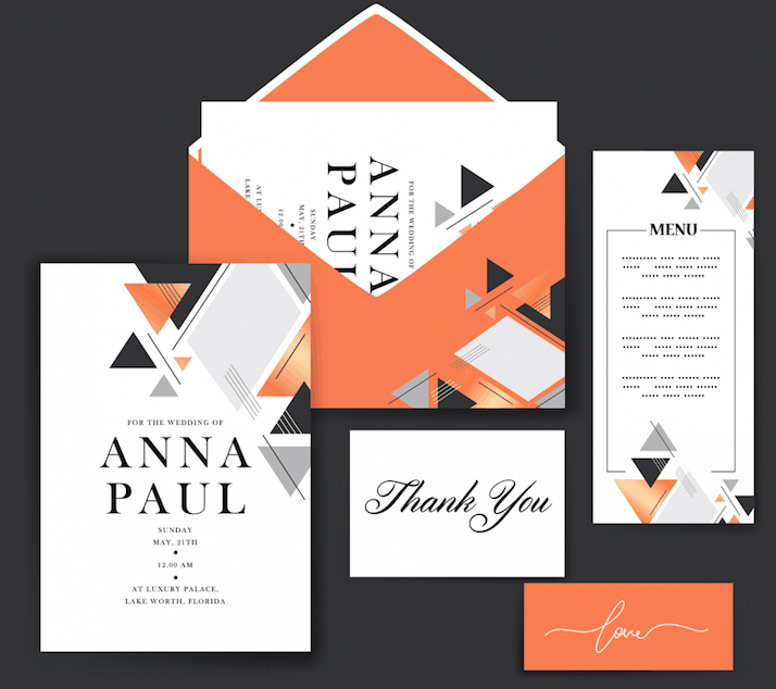 Abstract – Wedding Invitation