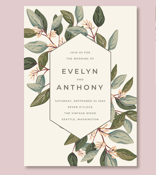 Blossom Flora – Wedding Invitation