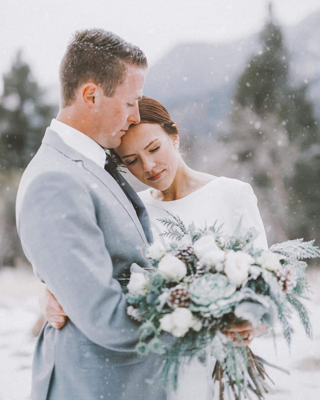 February – Winter wedding dress
