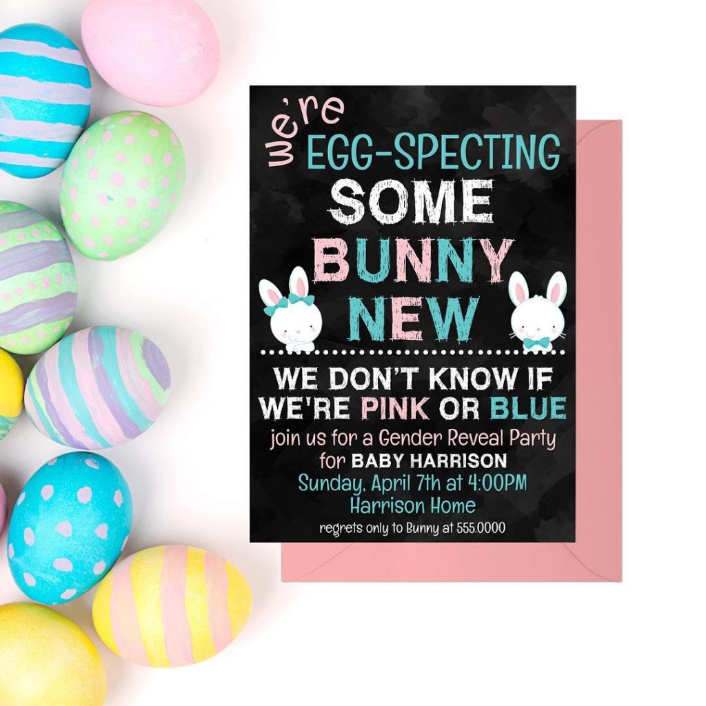 How to organize Easter Gender reveal party /