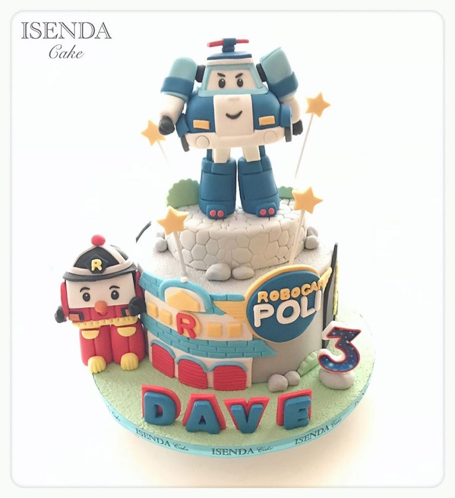 Robocar Poli - Birthday Cake clipart free download | bestfamilyparty.com